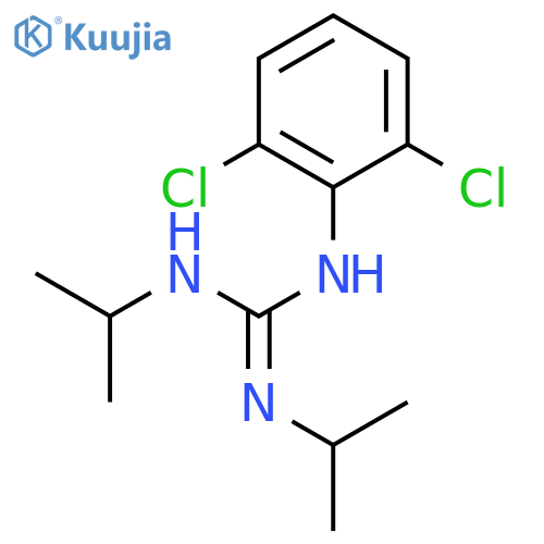 Guanidine, N-(2,6-dichlorophenyl)-N',N''-bis(1-methylethyl)- structure