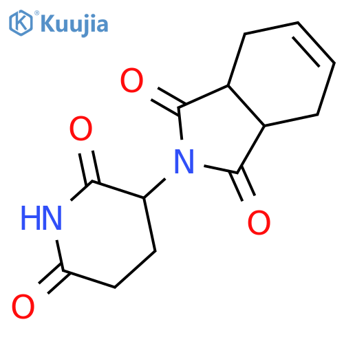 1H-Isoindole-1,3(2H)-dione,2-(2,6-dioxo-3-piperidinyl)-3a,4,7,7a-tetrahydro- structure