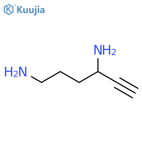 5-Hexyne-1,4-diamine structure