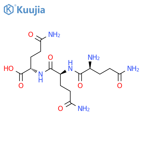 L-Glutamine, L-glutaminyl-L-glutaminyl- structure