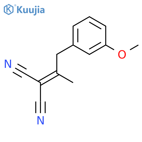 Propanedinitrile, [2-(3-methoxyphenyl)-1-methylethylidene]- structure