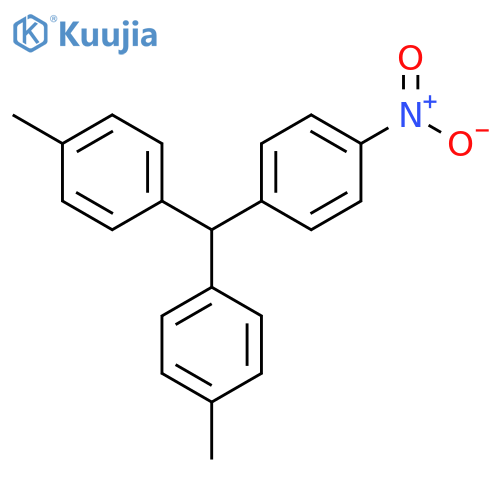 BENZENE, 1,1'-[(4-NITROPHENYL)METHYLENE]BIS[4-METHYL- structure