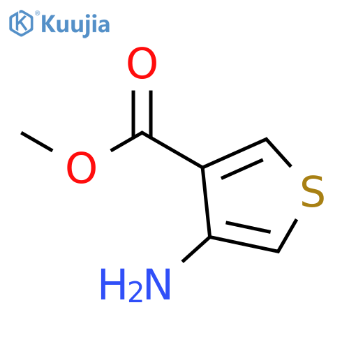Methyl 4-aminothiophene-3-carboxylate structure