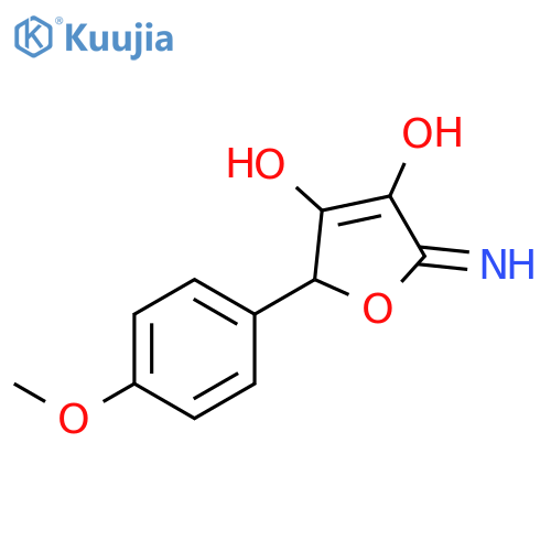 3,4-Furandiol, 2,5-dihydro-2-imino-5-(4-methoxyphenyl)- structure