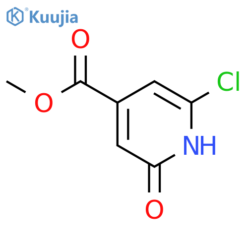 methyl 2-chloro-6-hydroxypyridine-4-carboxylate structure
