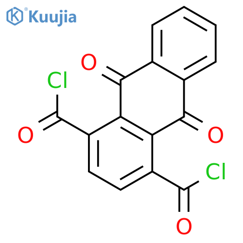 9,10-dioxoanthracene-1,4-dicarbonyl Chloride structure
