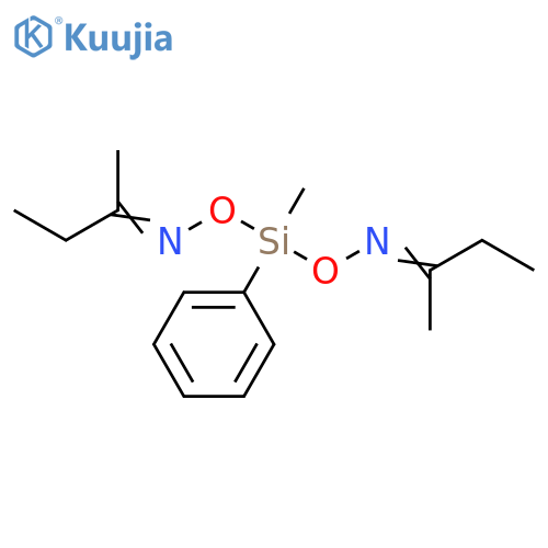 O,O'-(methylphenylsilylene)butan-2-one dioxime structure
