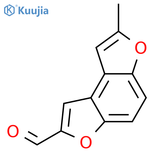 Benzo[1,2-b:4,3-b']difuran-2-carboxaldehyde, 7-methyl- structure
