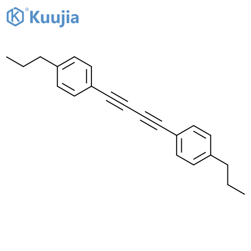 Benzene, 1,1'-(1,3-butadiyne-1,4-diyl)bis[4-propyl- structure