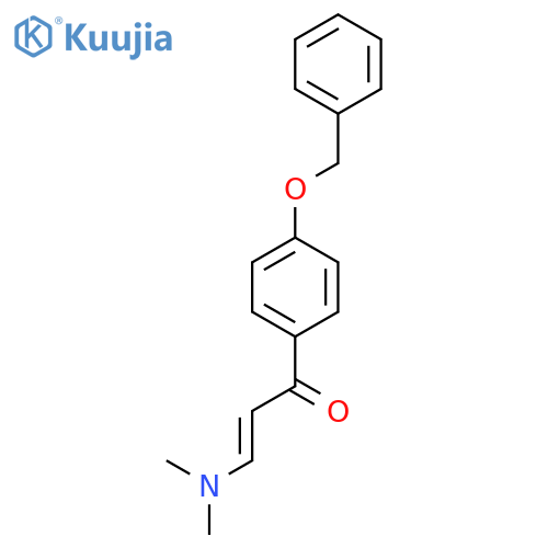 (2E)-1-4-(Benzyloxy)phenyl-3-(dimethylamino)-prop-2-en-1-one structure