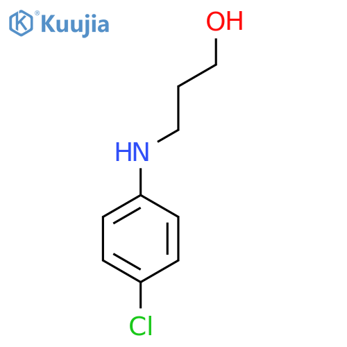 3-(4-chlorophenyl)aminopropan-1-ol structure