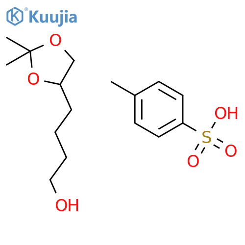 1,3-Dioxolane-4-butanol, 2,2-dimethyl-, 4-methylbenzenesulfonate structure