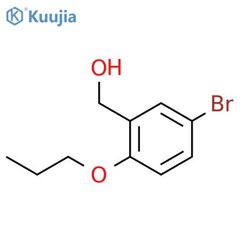 (5-Bromo-2-propoxyphenyl)methanol structure