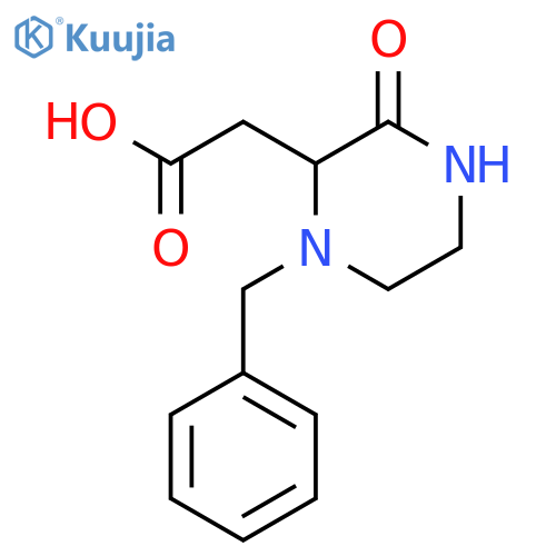 (1-Benzyl-3-Oxo-2-Piperazinyl)Acetic Acid structure