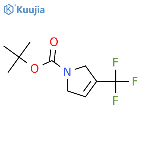 tert-butyl 3-(trifluoromethyl)-2,5-dihydro-1H-pyrrole-1-carboxylate structure