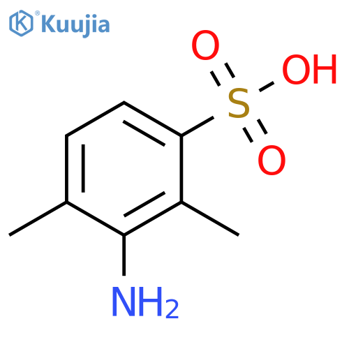 3-Amino-2,4-dimethylbenzene-1-sulfonic acid structure