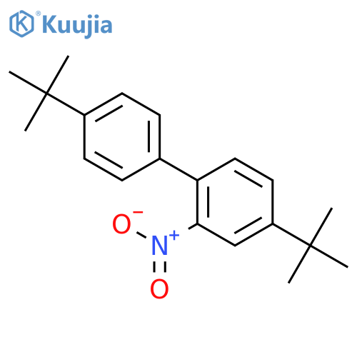 4,4'-Di-tert-butyl-2-nitro-1,1'-biphenyl structure