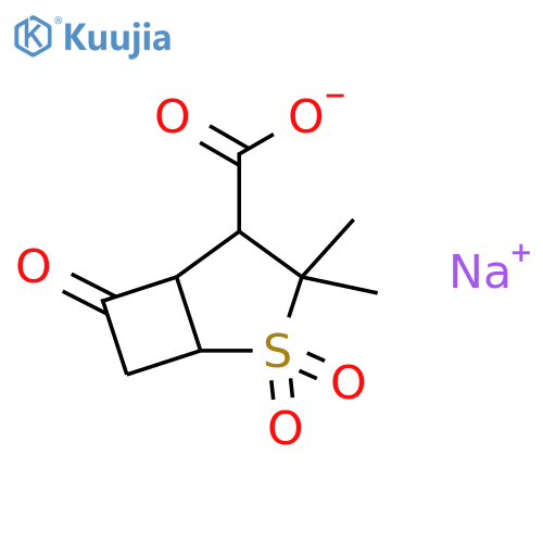 Sulbactam sodium structure