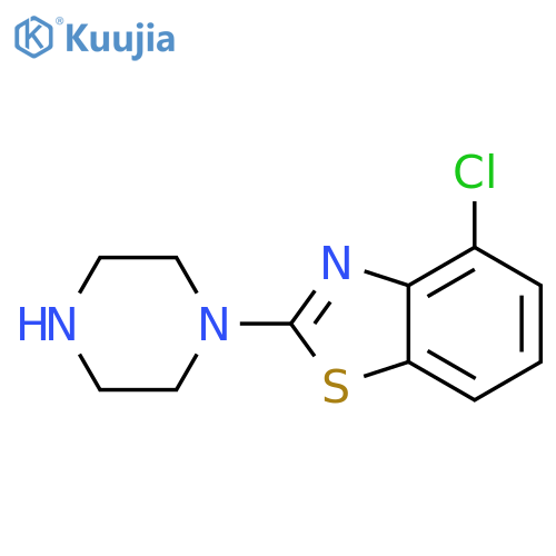 4-chloro-2-(piperazin-1-yl)-1,3-benzothiazole structure