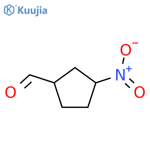 3-nitrocyclopentane-1-carbaldehyde structure