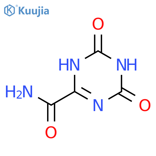 4,6-Dioxo-1,4,5,6-tetrahydro-1,3,5-triazine-2-carboxamide structure