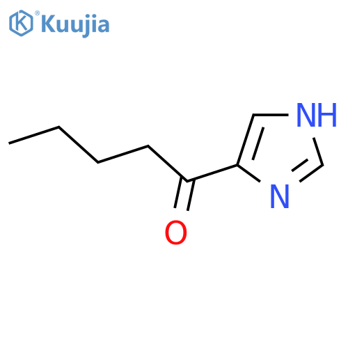 1-(1H-imidazol-5-yl)pentan-1-one structure