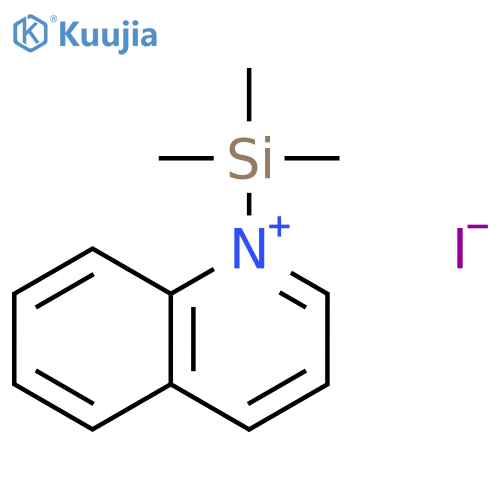 QUINOLINIUM, 1-(TRIMETHYLSILYL)-, IODIDE structure