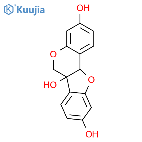 6H-Benzofuro[3,2-c][1]benzopyran-3,6a,9(11aH)-triol,(6aS,11aS)- structure
