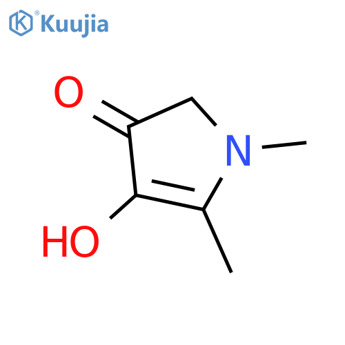 1,2-dihydro-4-hydroxy-1,5-dimethyl-3H-Pyrrol-3-one structure