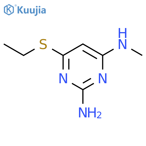6-(ethylsulfanyl)-N~4~-methylpyrimidine-2,4-diamine structure