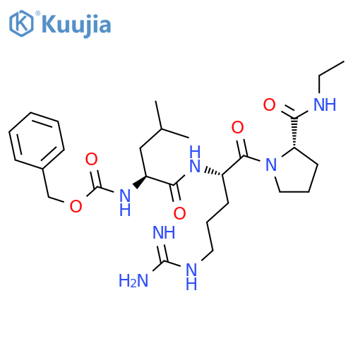 L-PROLINAMIDE, N-[(PHENYLMETHOXY)CARBONYL]-L-LEUCYL-L-ARGINYL-N-ETHYL- structure