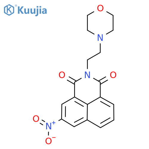 2-(2-Morpholin-4-ylethyl)-5-nitrobenzo[de]isoquinoline-1,3-dione structure