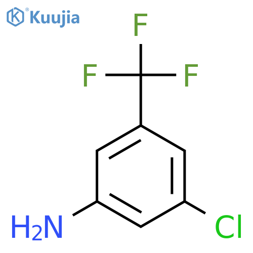 3-Chloro-5-(trifluoromethyl)aniline structure