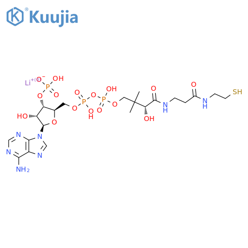 Coenzyme A, lithium salt (1:?) structure