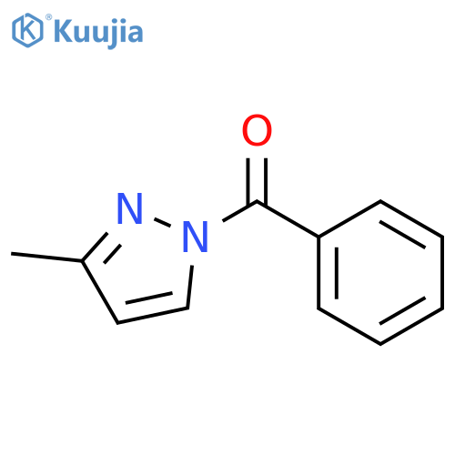 1H-Pyrazole, 1-benzoyl-3-methyl- structure
