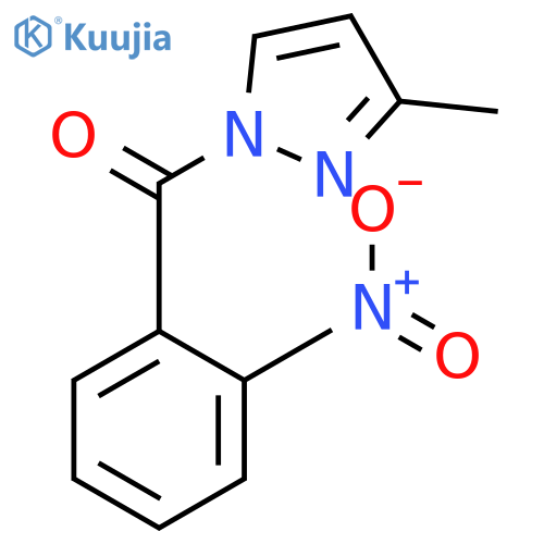 1H-Pyrazole, 3-methyl-1-(2-nitrobenzoyl)- structure