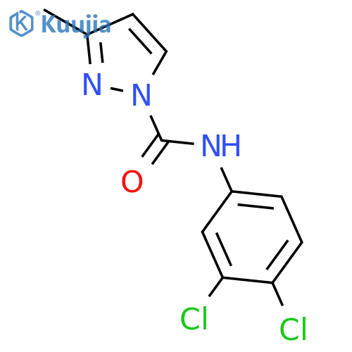 1H-PYRAZOLE-1-CARBOXAMIDE, N-(3,4-DICHLOROPHENYL)-3-METHYL- structure