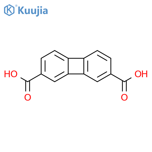 2,7-Biphenylenedicarboxylic acid structure