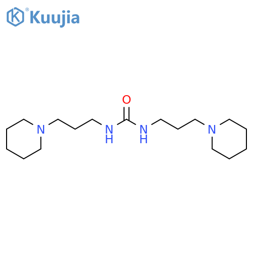 Urea, N,N'-bis[3-(1-piperidinyl)propyl]- structure