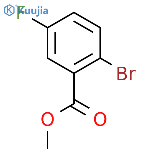 Methyl 2-bromo-5-fluorobenzoate structure