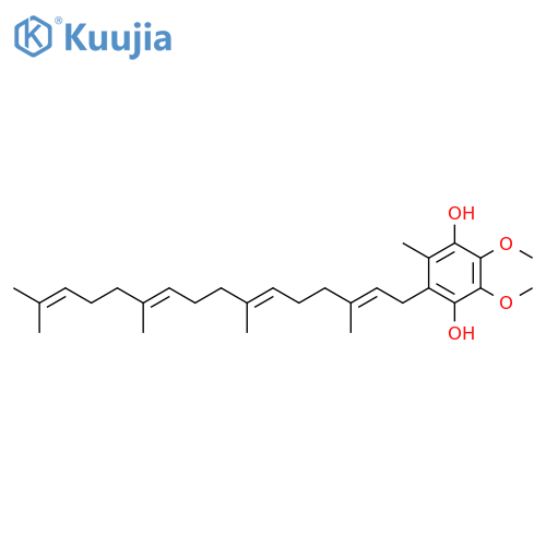 1,4-Benzenediol, 2,3-dimethoxy-5-methyl-6-[(2E,6E,10E)-3,7,11,15-tetramethyl-2,6,10,14-hexadecatetraen-1-yl]- structure