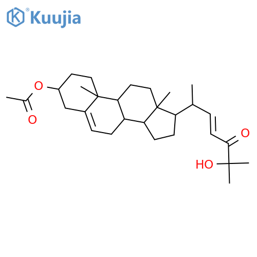 (3β,22E)-3,25-Dihydroxy-cholesta-5,22-dien-24-one 3-Acetate structure