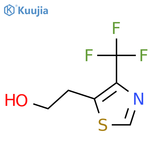 5-(2-hydroxyethyl)-4-(trifluoromethyl)thiazole structure