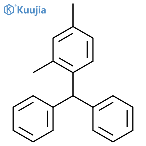 1-(diphenylmethyl)-2,4-dimethylbenzene structure