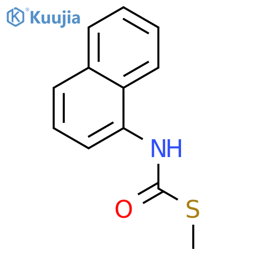 Carbamothioic acid,1-naphthalenyl-, S-methyl ester (9CI) structure