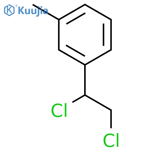 Benzene, 1-(1,2-dichloroethyl)-3-methyl- structure