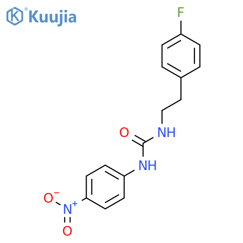 UREA, N-[2-(4-FLUOROPHENYL)ETHYL]-N'-(4-NITROPHENYL)- structure
