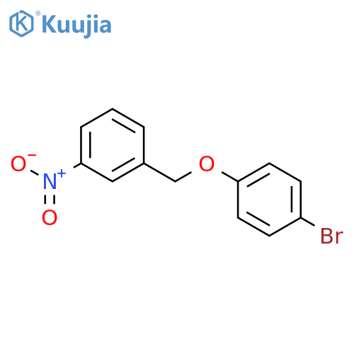1-[(4-bromophenoxy)methyl]-3-nitrobenzene structure