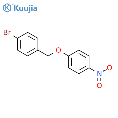 1-bromo-4-[(4-nitrophenoxy)methyl]benzene structure