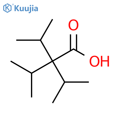 BUTANOIC ACID, 3-METHYL-2,2-BIS(1-METHYLETHYL)- structure